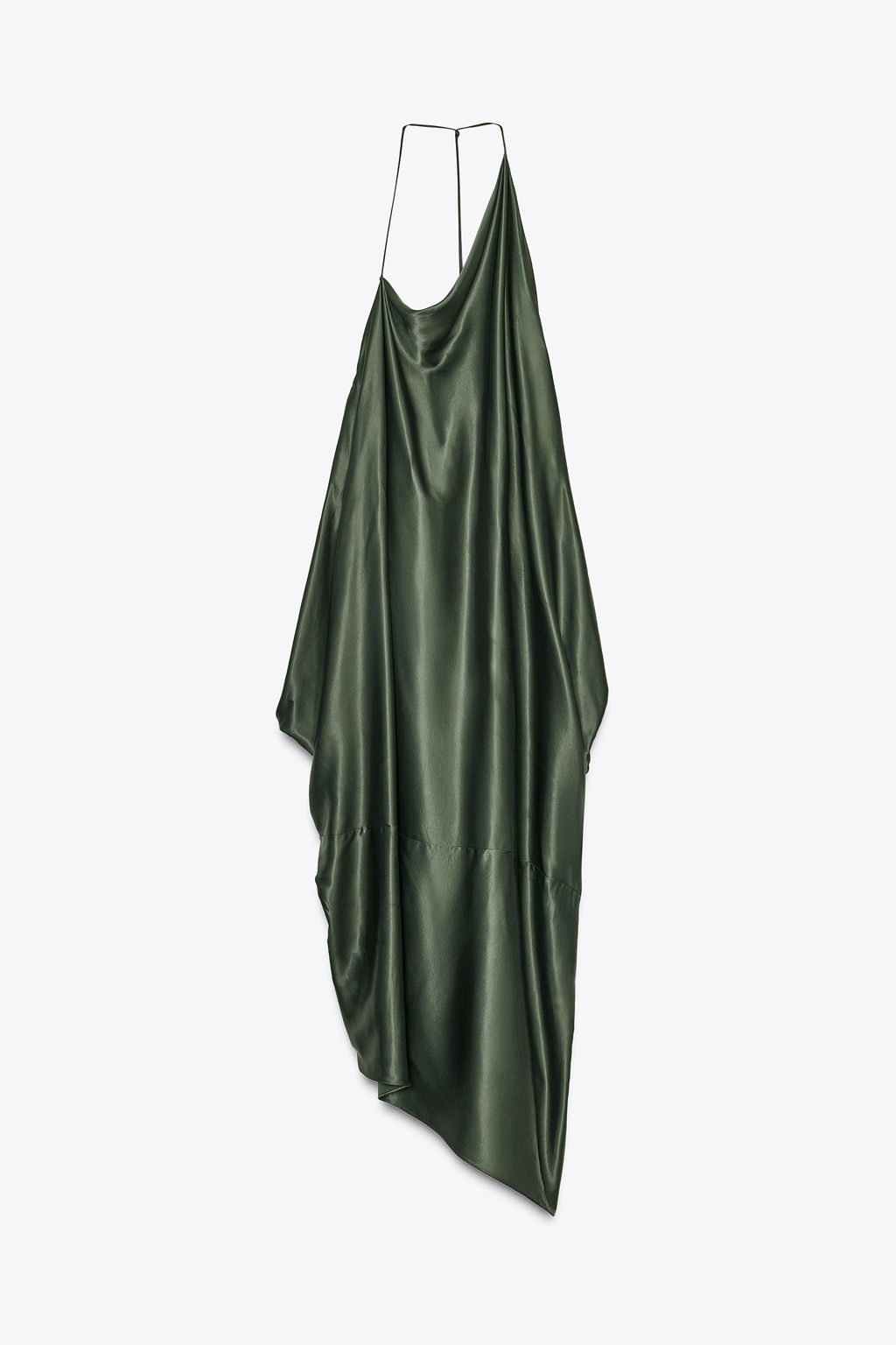 ZW COLLECTION ASYMMETRIC SATIN DRESS - Zara фото 18