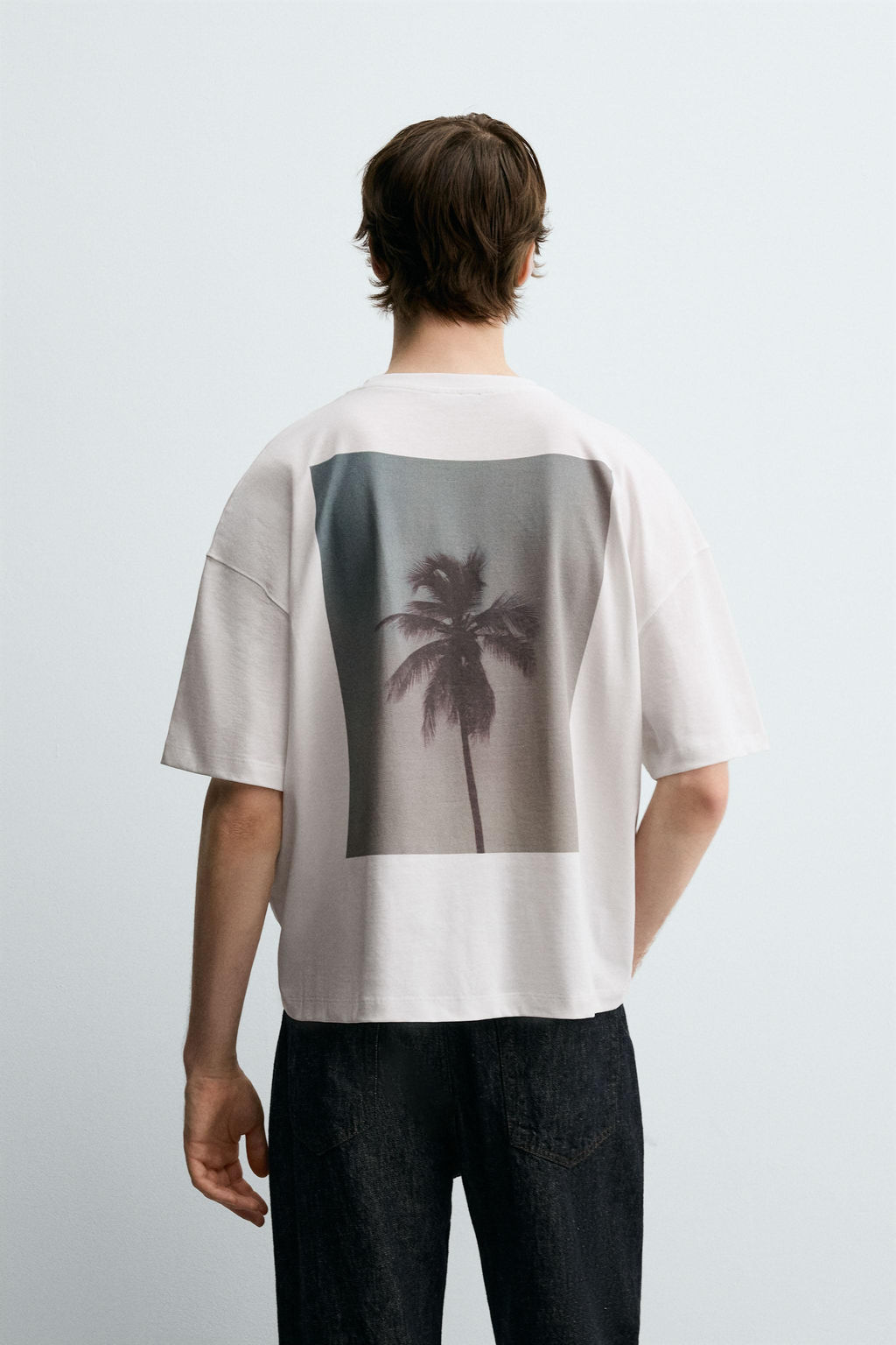PALM TREE PRINT T-SHIRT - Zara фото 3