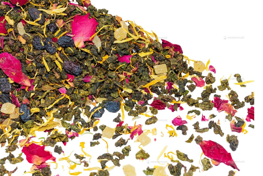 Зеленый ароматизированный чай "GRUNBERG" LITE " Царица Нефертити (улун) "