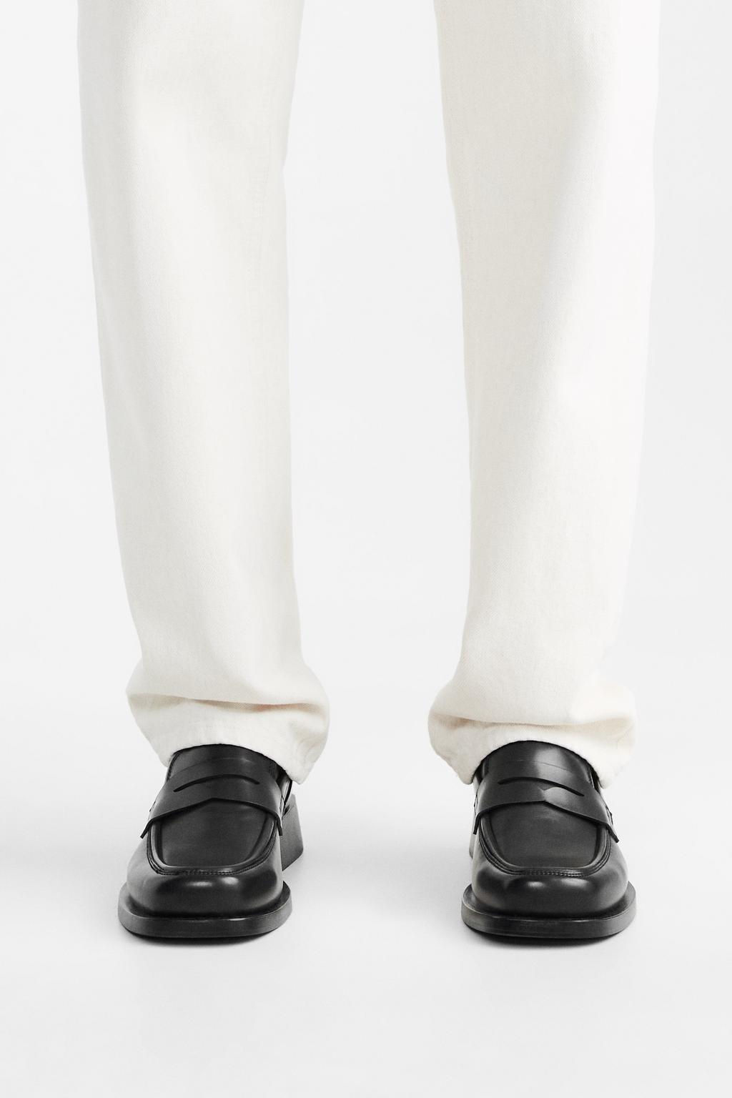 SQUARE-TOE LOAFERS - Zara фото 3