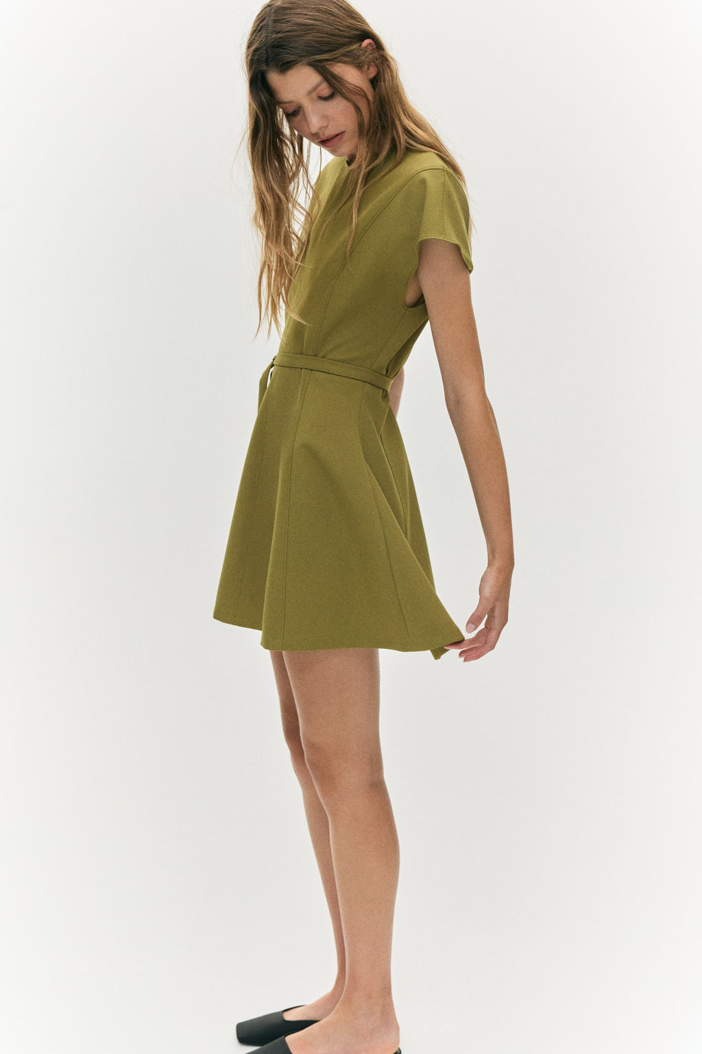 Vestido con cintur?n de anudar - H&m фото 5