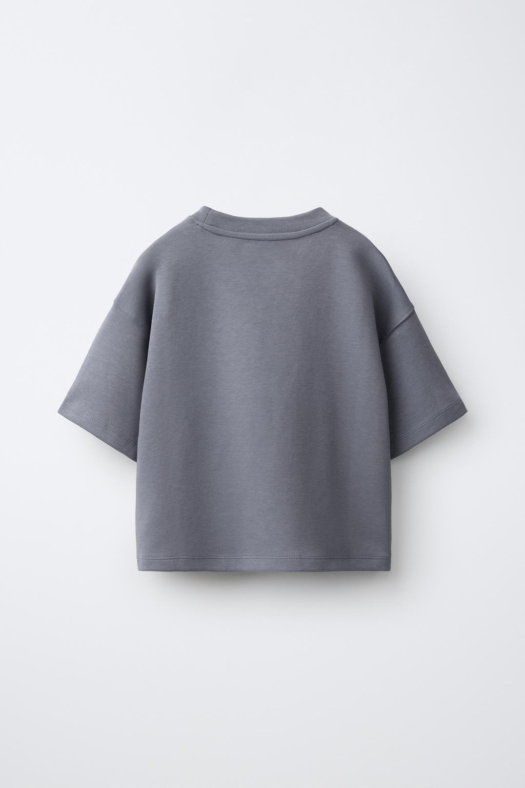 CAMISETA LISA INTERLOCK / Azul - Zara фото 2