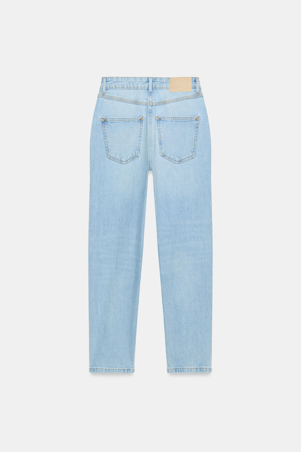 JEANS Z1975 MOM FIT TIRO ALTO / Azul claro - Zara фото 9