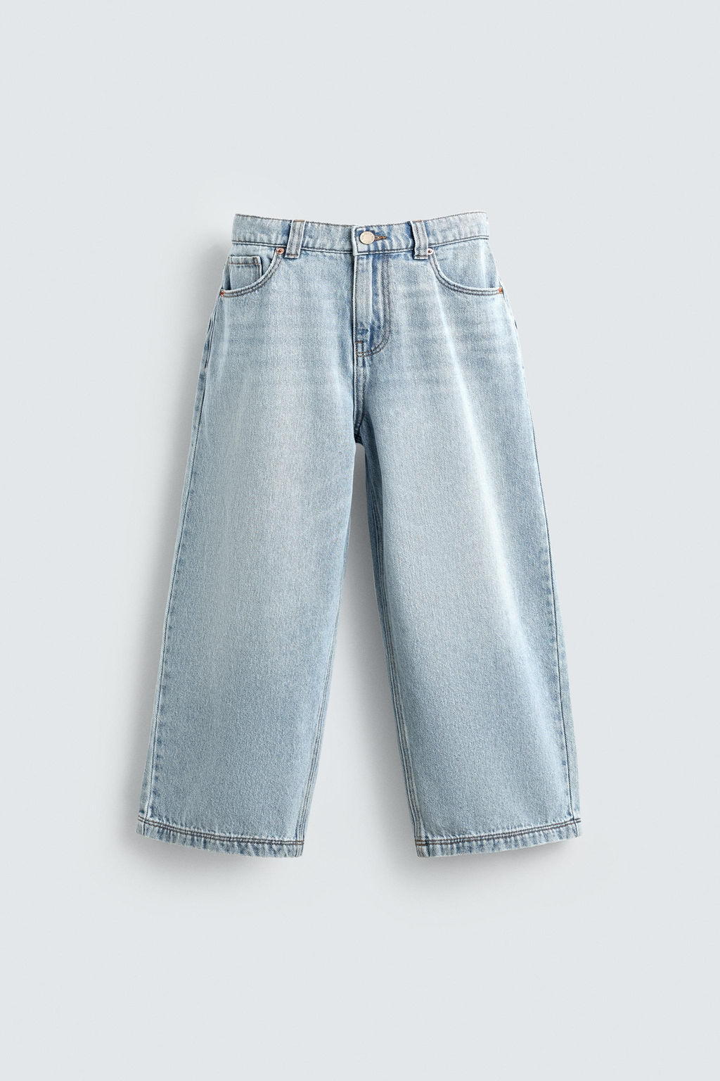 LOOSE FIT JEANS WITH MICKEY SILHOUETTE PATCH HARRY LAMBERT FOR ZARA X DISNEY