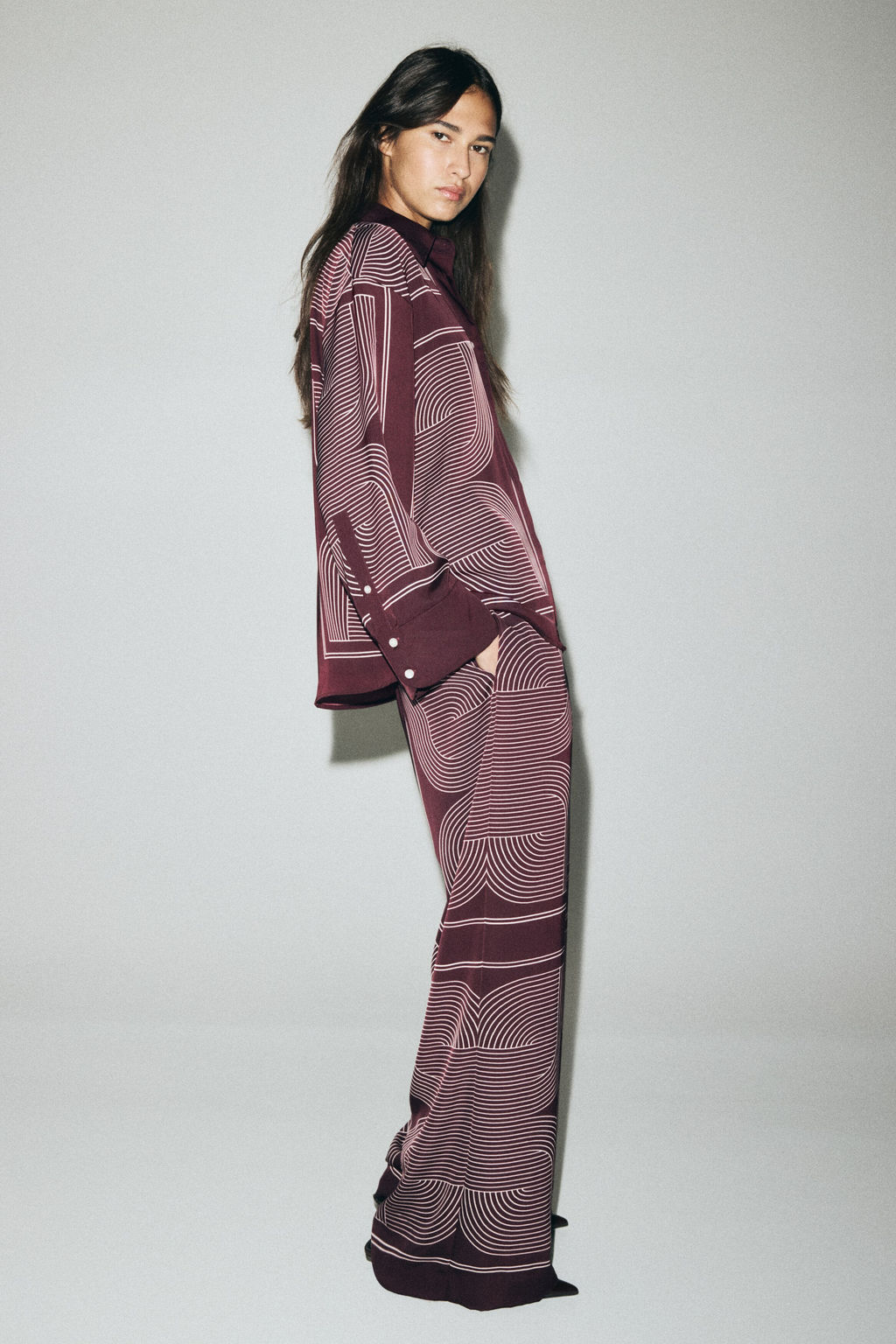 Camisa oversize de sarga - H&m фото 5