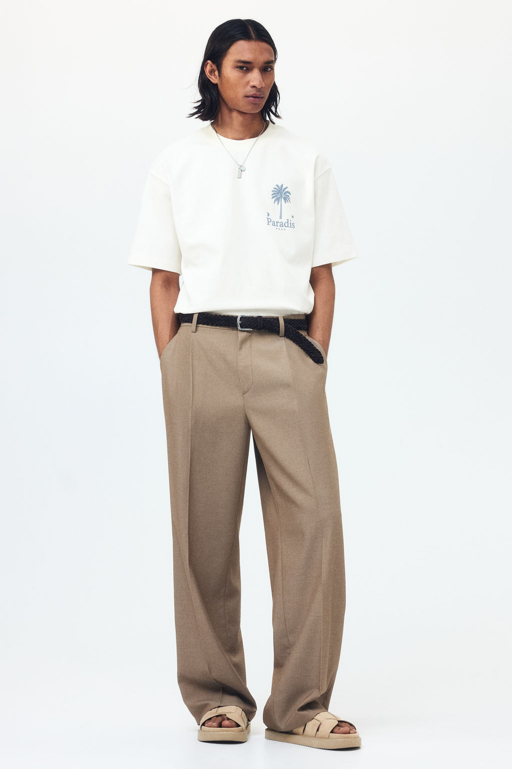 Camiseta estampada de algod?n Relaxed Fit - H&m фото 6