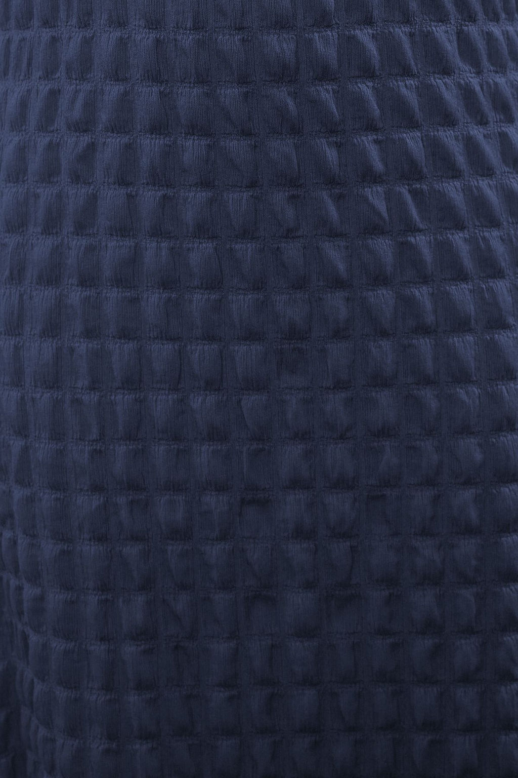 Indigo Duz Dokulu A Kesim/Can Form Bisiklet Yaka Dokulu Maxi Elbise TWOSS24EL00683