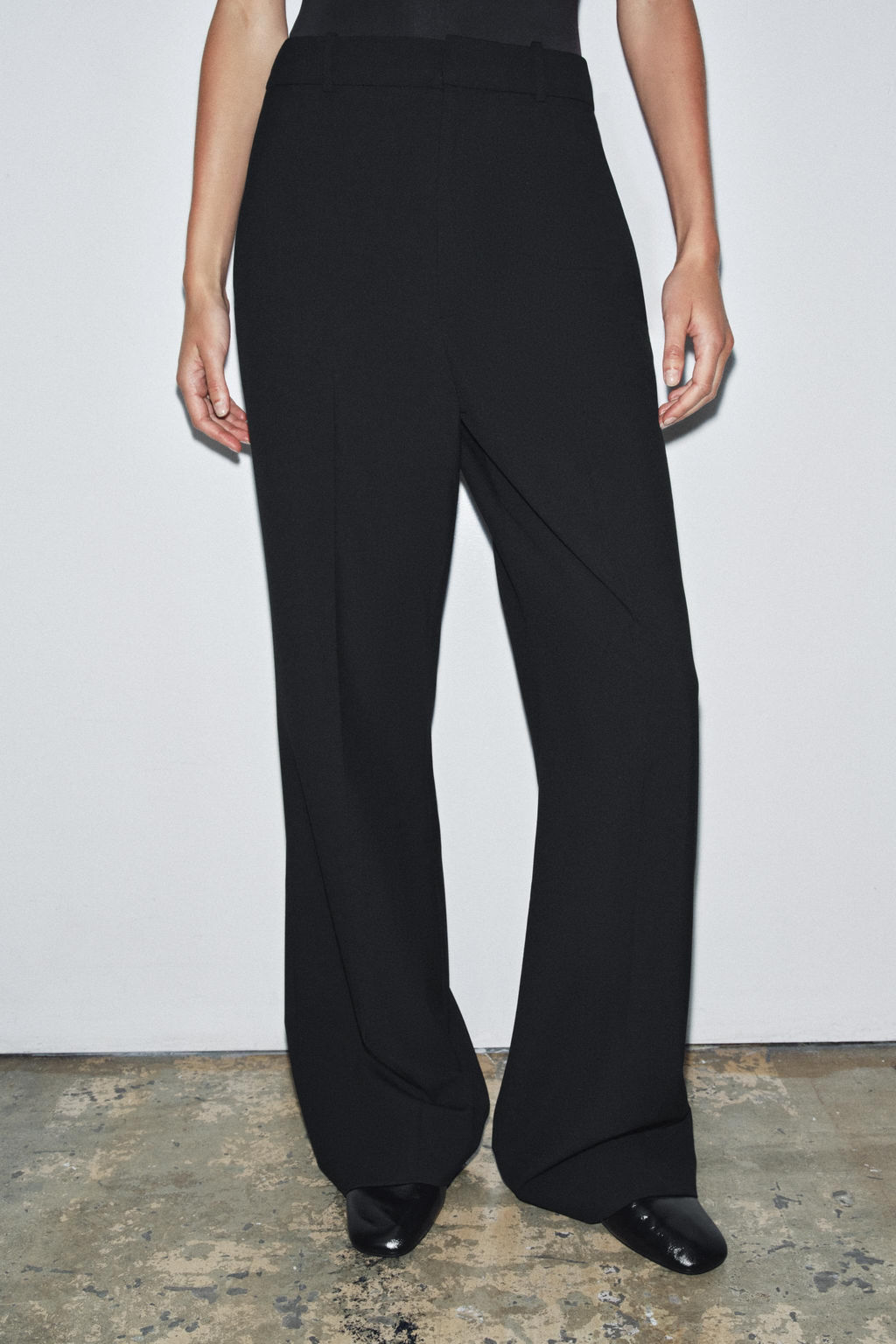 ZW COLLECTION HIGH-WAIST TROUSERS - Zara фото 3
