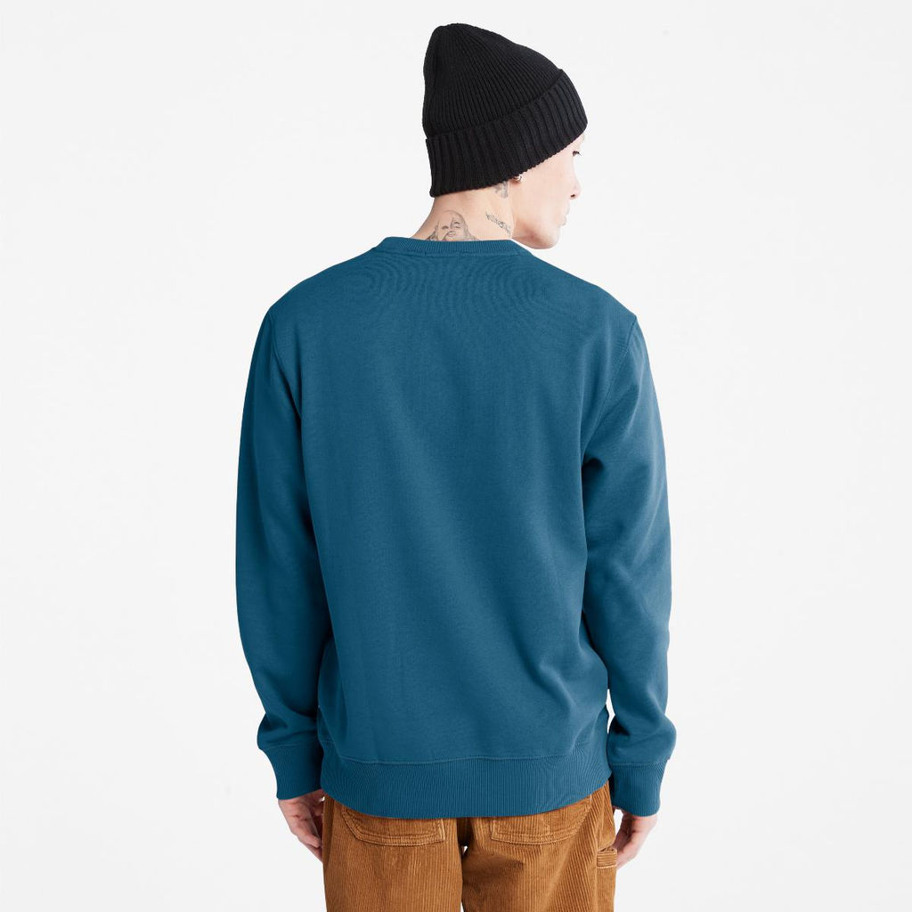 Толстовка Timberland Sweatshirt Kenneber Tree Logo Crew Neck Regular черная  фото 3