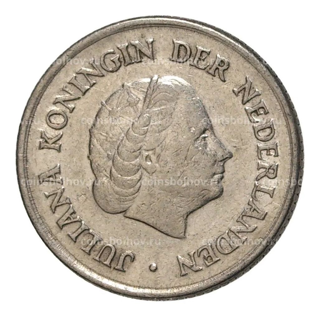 25 центов 1951 года Нидерланды