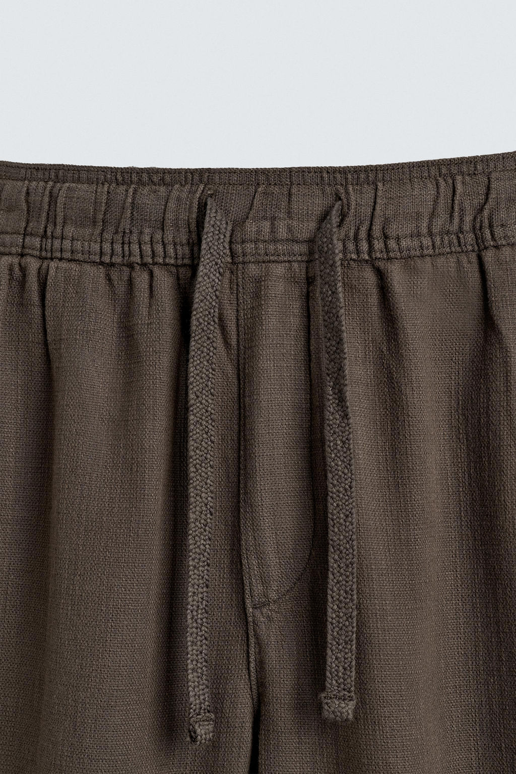 PANTAL?N RELAXED FIT ESTRUCTURA / Marr?n - Zara фото 8