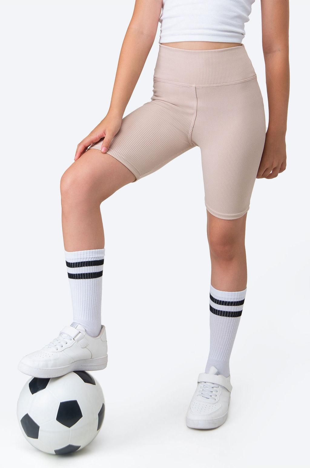 Велосипедки в рубчик для девочки Happyfox