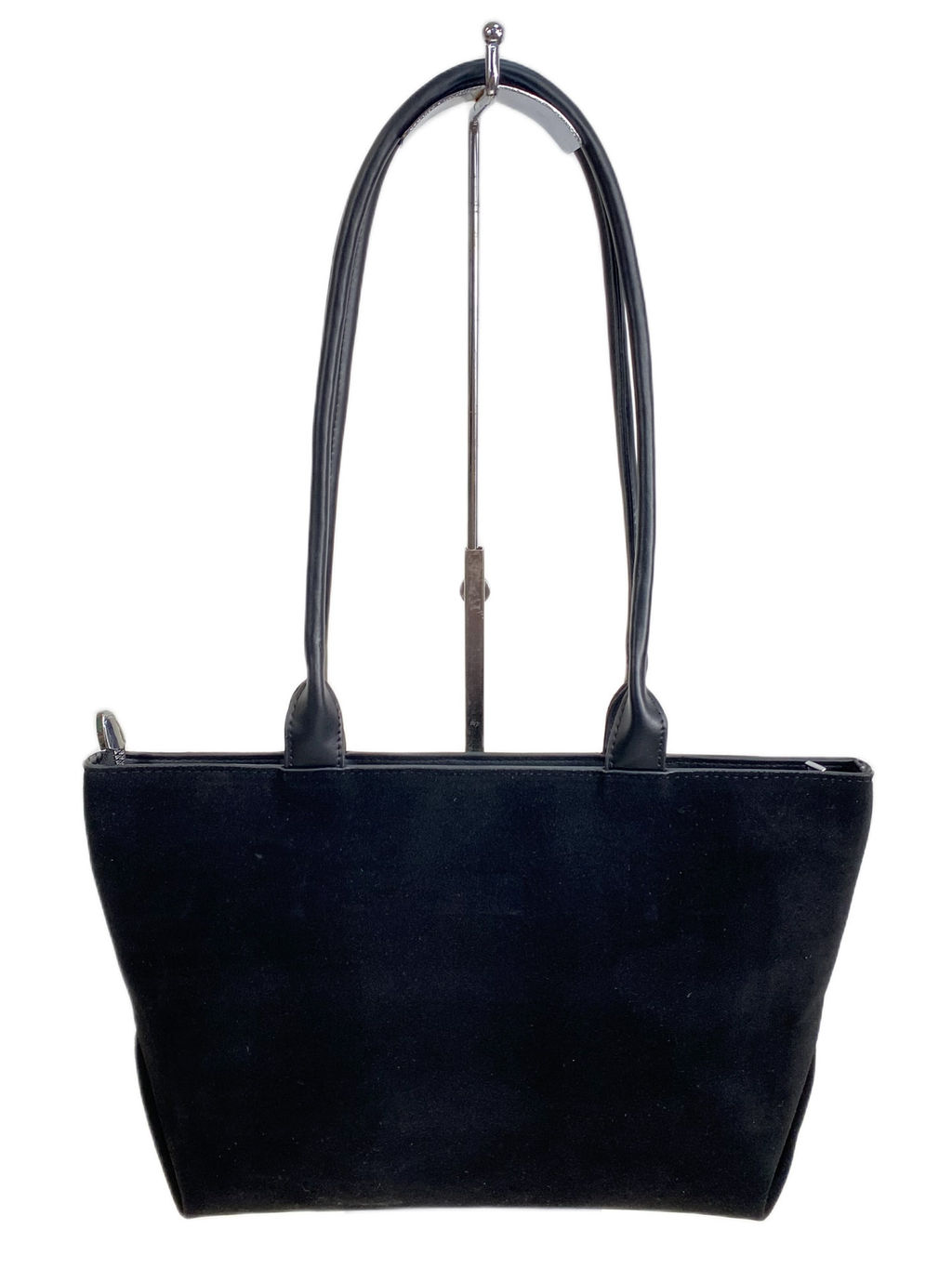 Женская сумка из искусственной замши, цвет черный - Greta фото 2