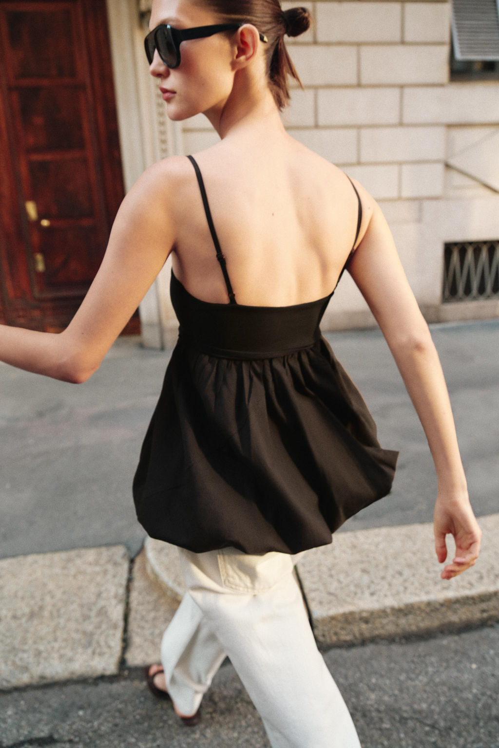 TOP COMBINADO GLOBO / Marr?n - Zara фото 5