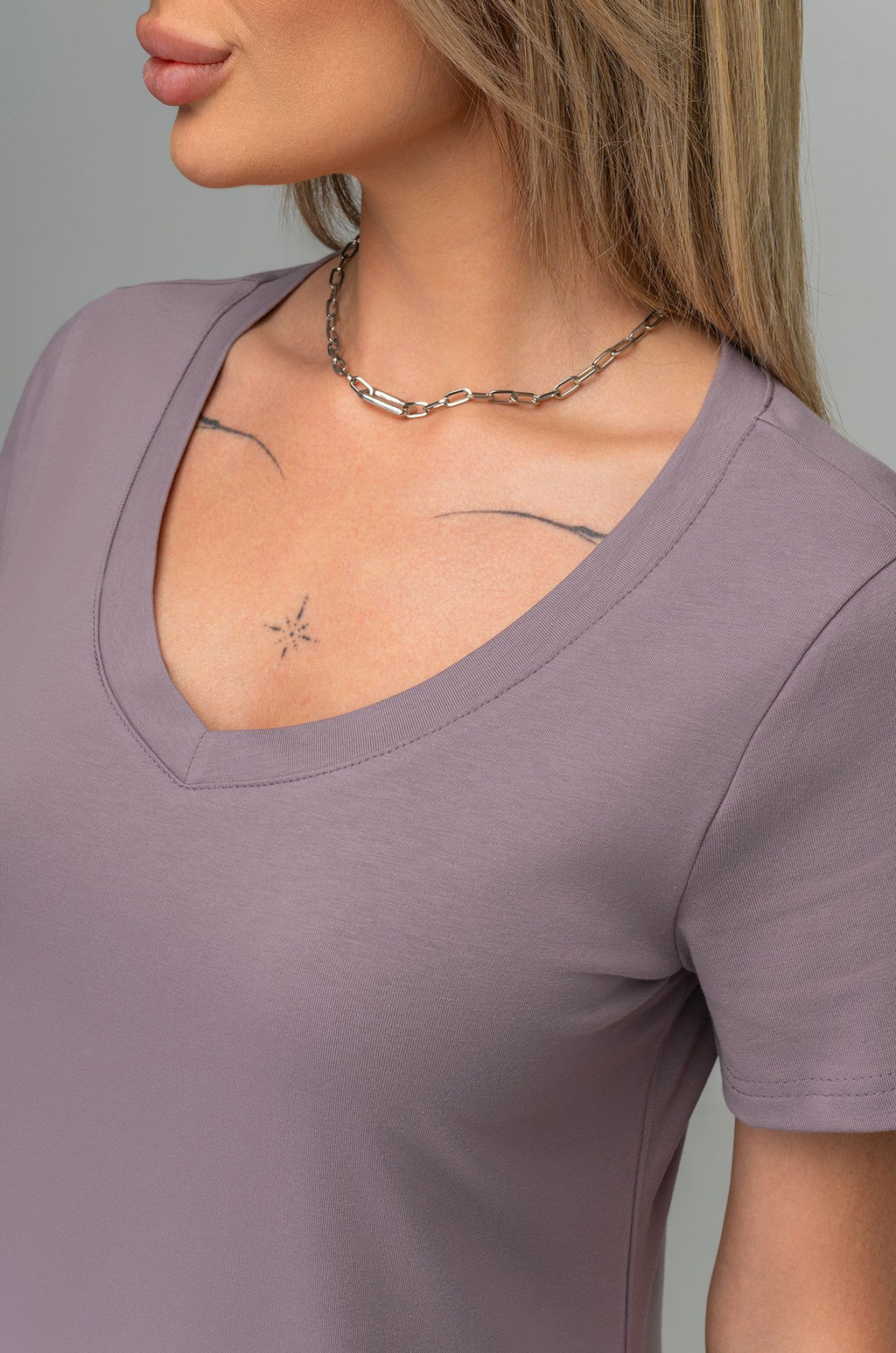 Однотонное женское платье-футболка Happyfox - Happy fox фото 4