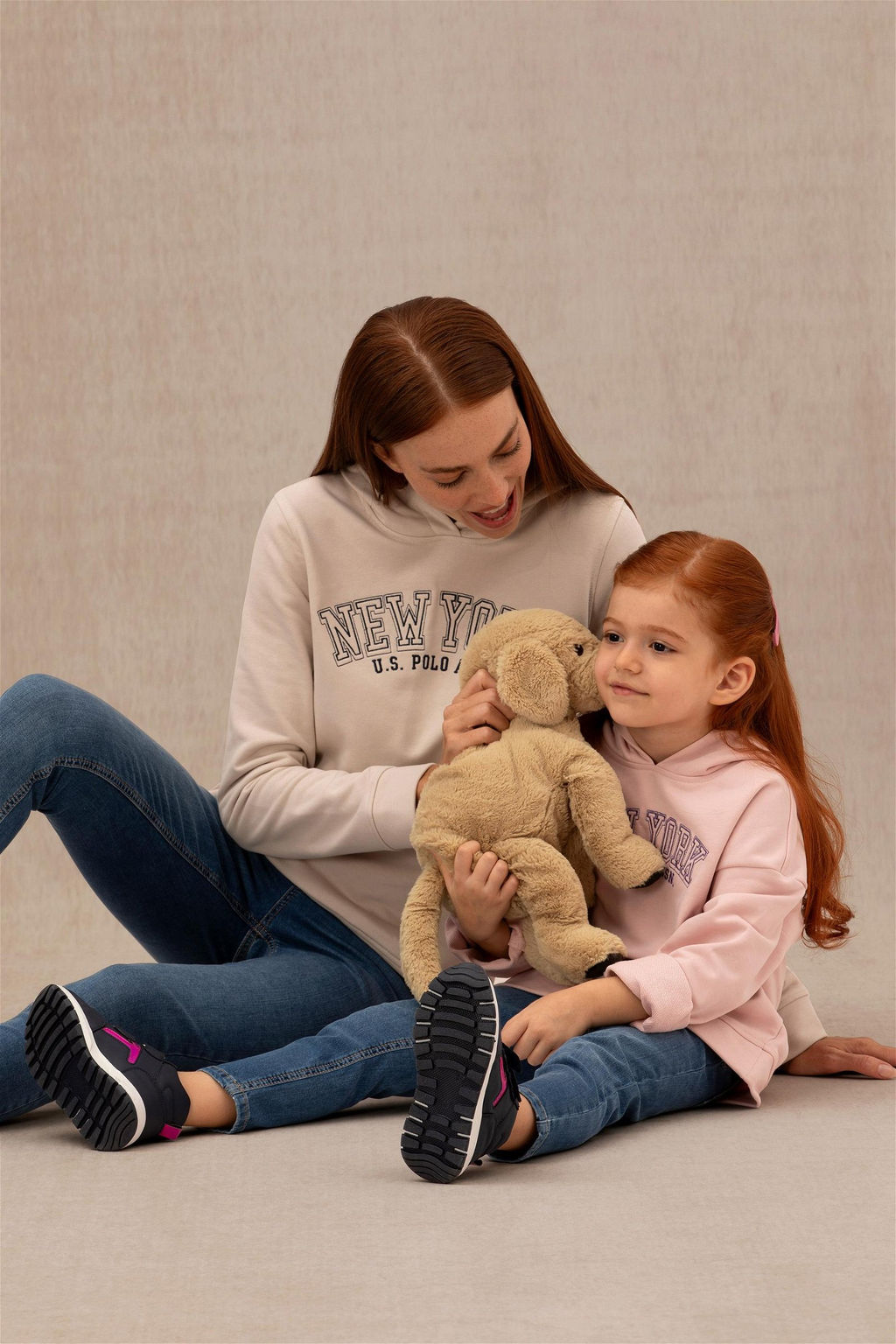 U. S. Polo Assn Женская кремовая толстовка с капюшоном - U.s. polo assn фото 8