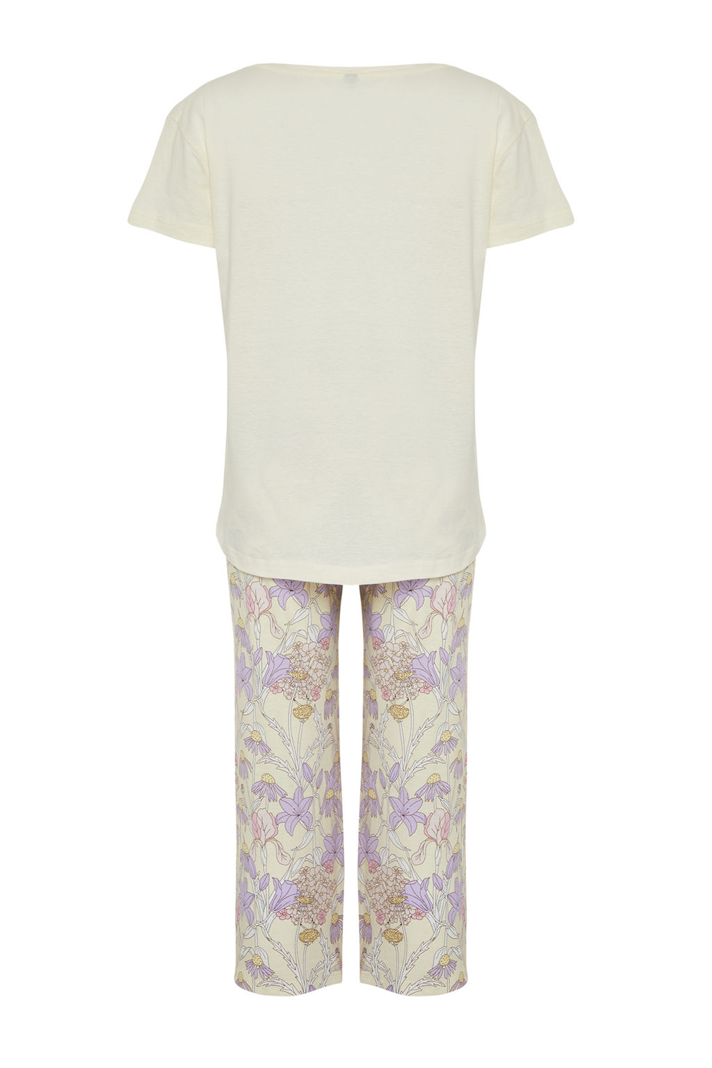 Trendyolmilla Sar? Cicekli Kapri Orme Pijama Tak?m? THMSS24PT00210 фото 13