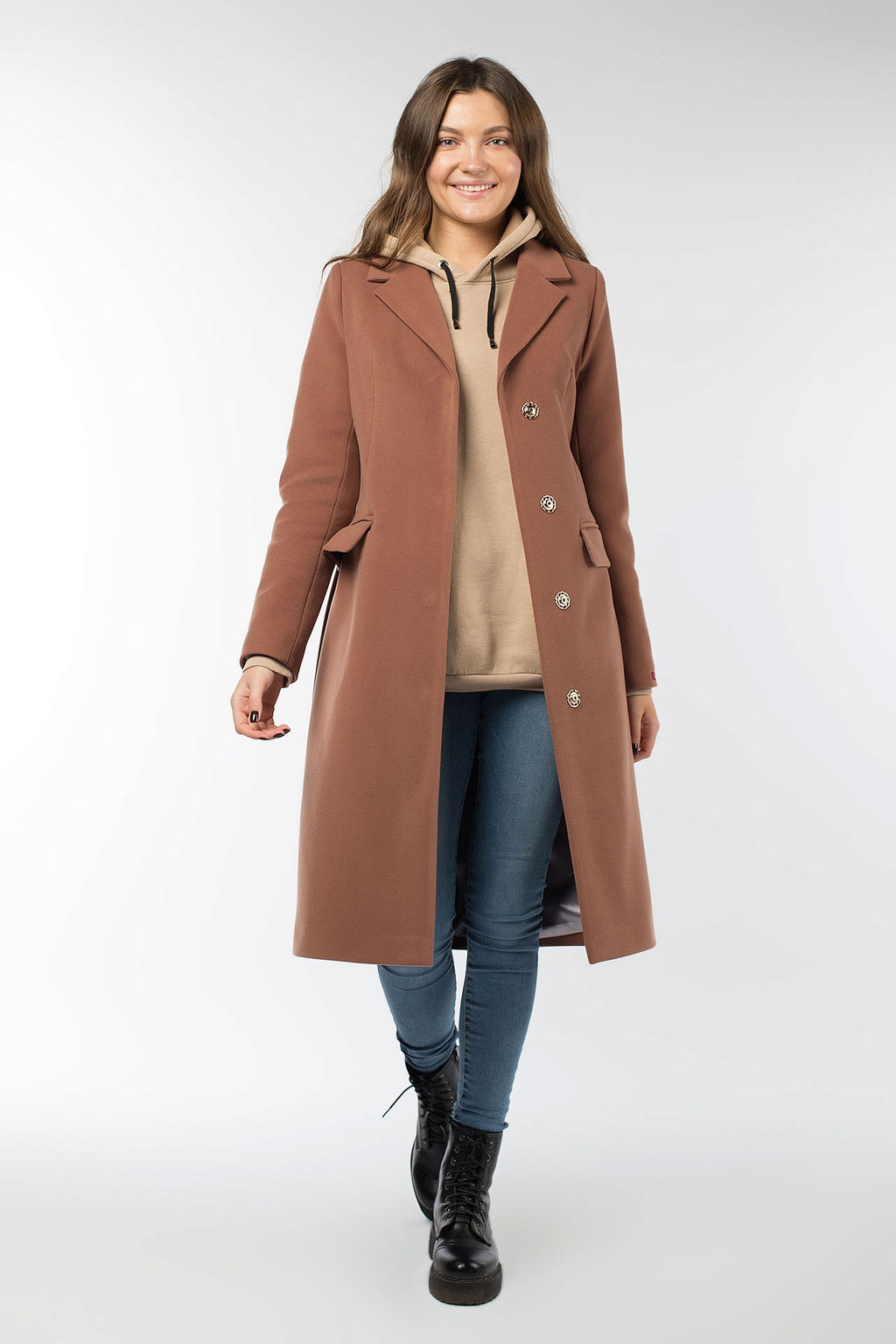 Пальто женское демисезонное - El podio фото 2