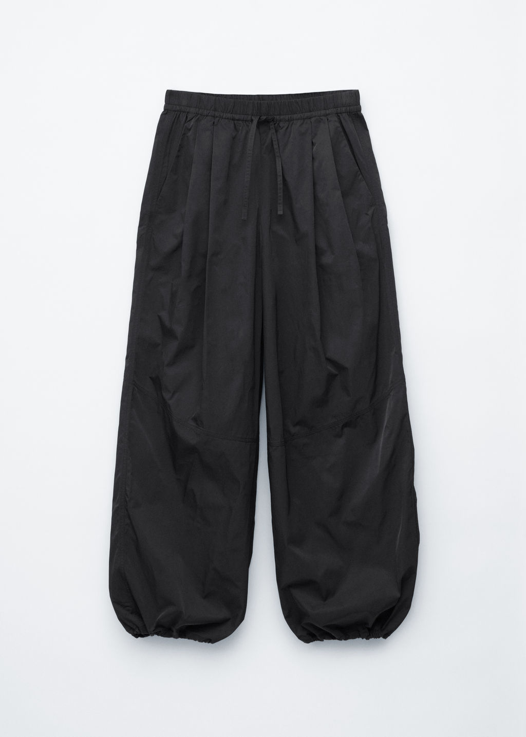 Pantalones de perneras anchas con cord?n de ajuste - H&m фото 3