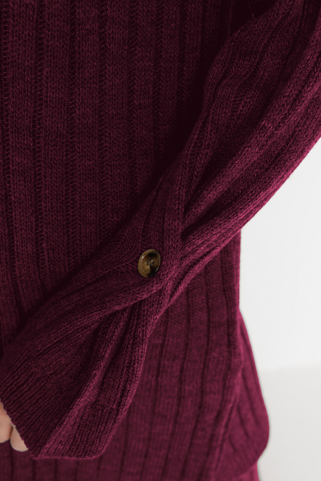 Vizon Fitilli Genis Kal?p Triko Alt-Ust Tak?m TWOAW22AU0039 - Trendyolmilla фото 11