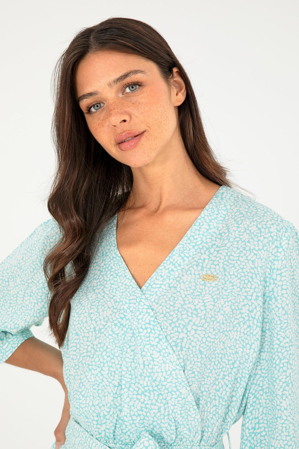 Женское мятное тканое платье - U.s. polo assn фото 2