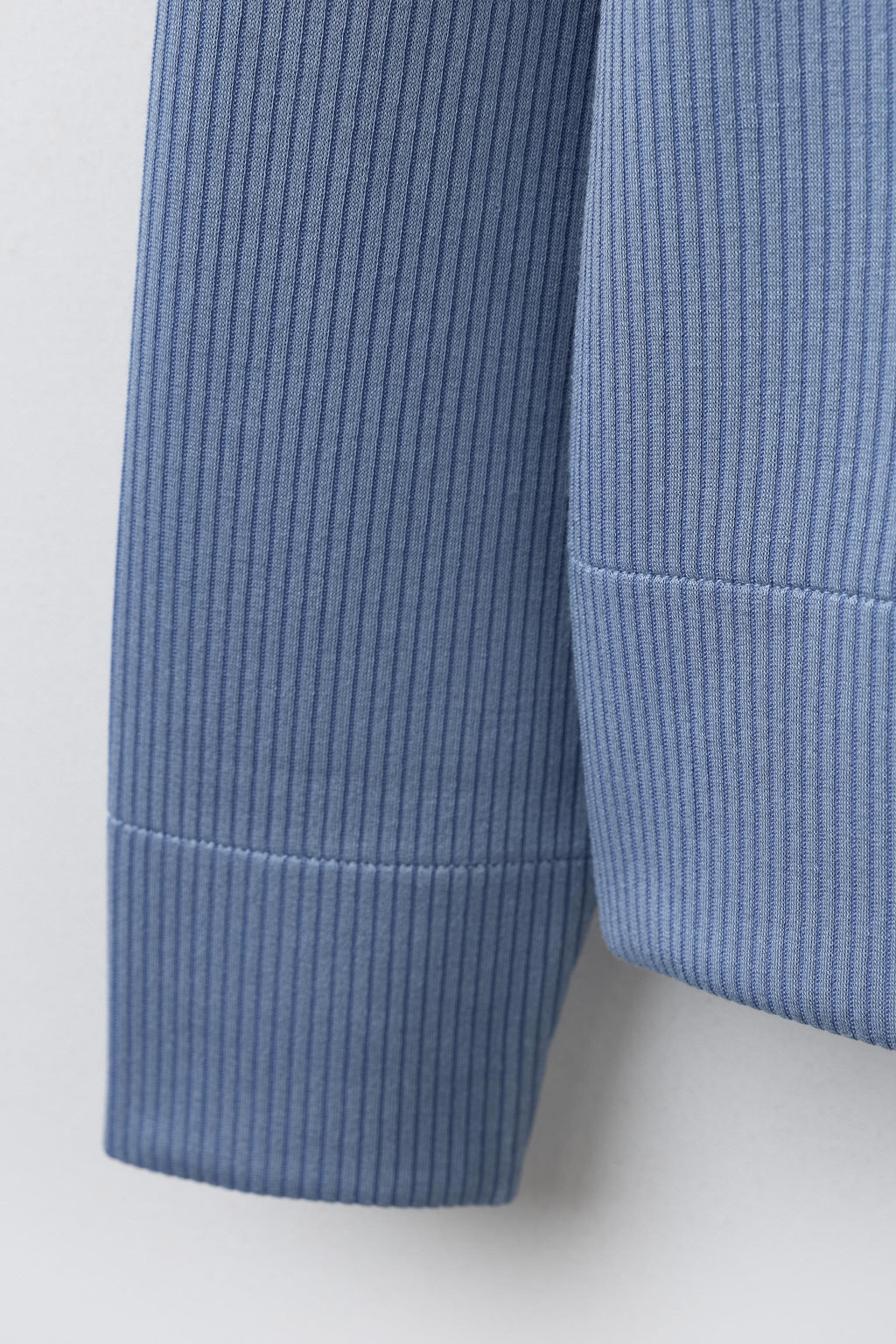 RIB SWEATSHIRT WITH MODAL - Zara фото 11