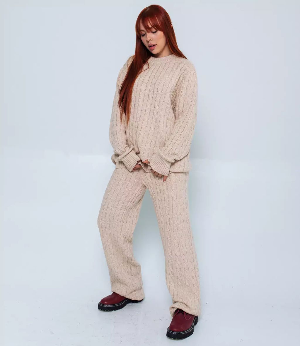 Костюм #КТ36989, бежевый