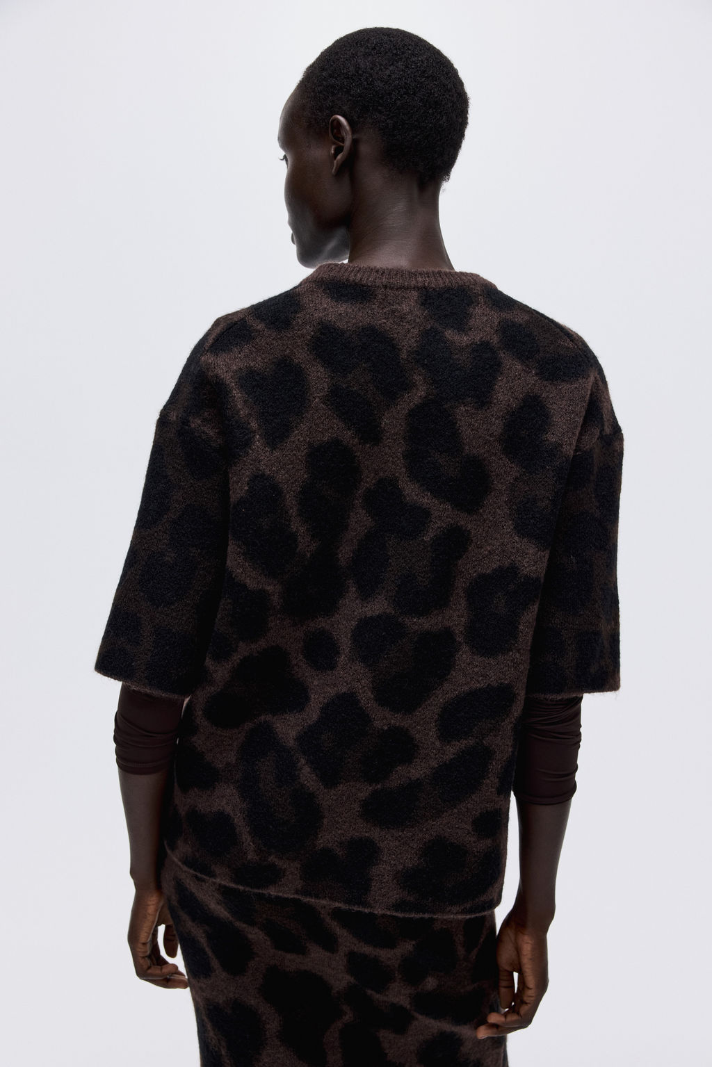 Jersey boxy en punto jacquard - H&m фото 6