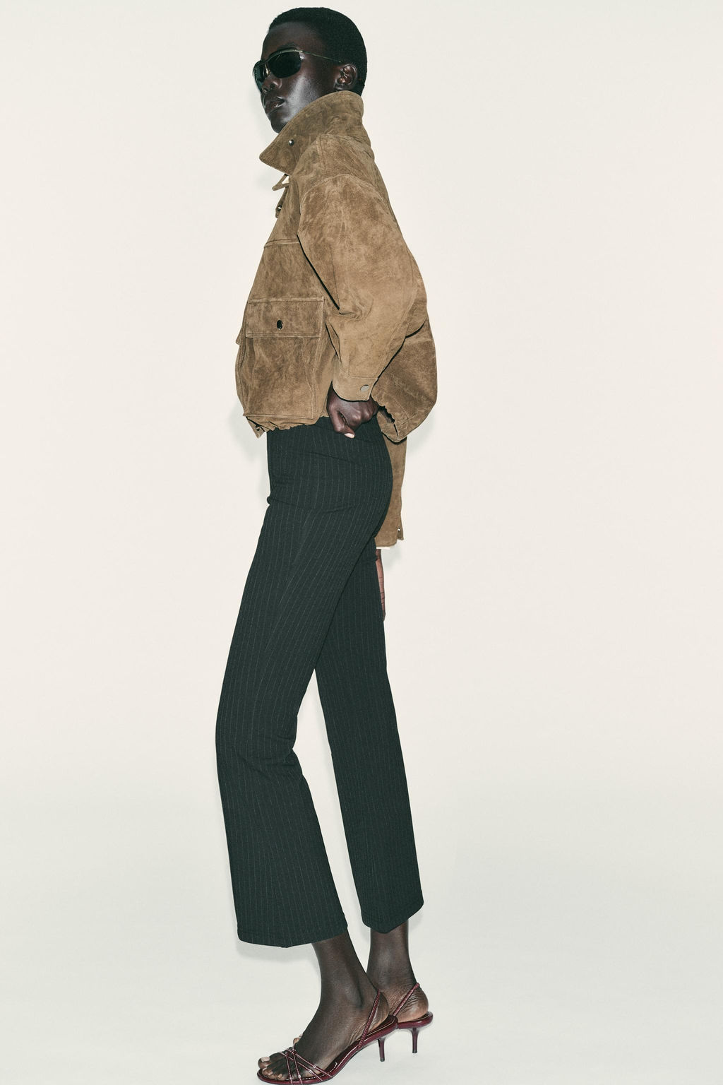 MINI FLARE 3-STRIPE LEGGINGS - Zara фото 8