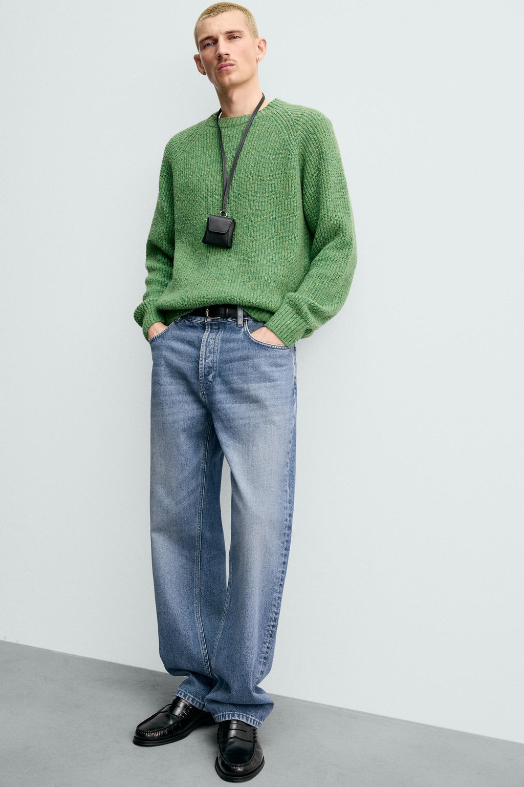 PURL KNIT FLECKED JUMPER - Zara фото 14