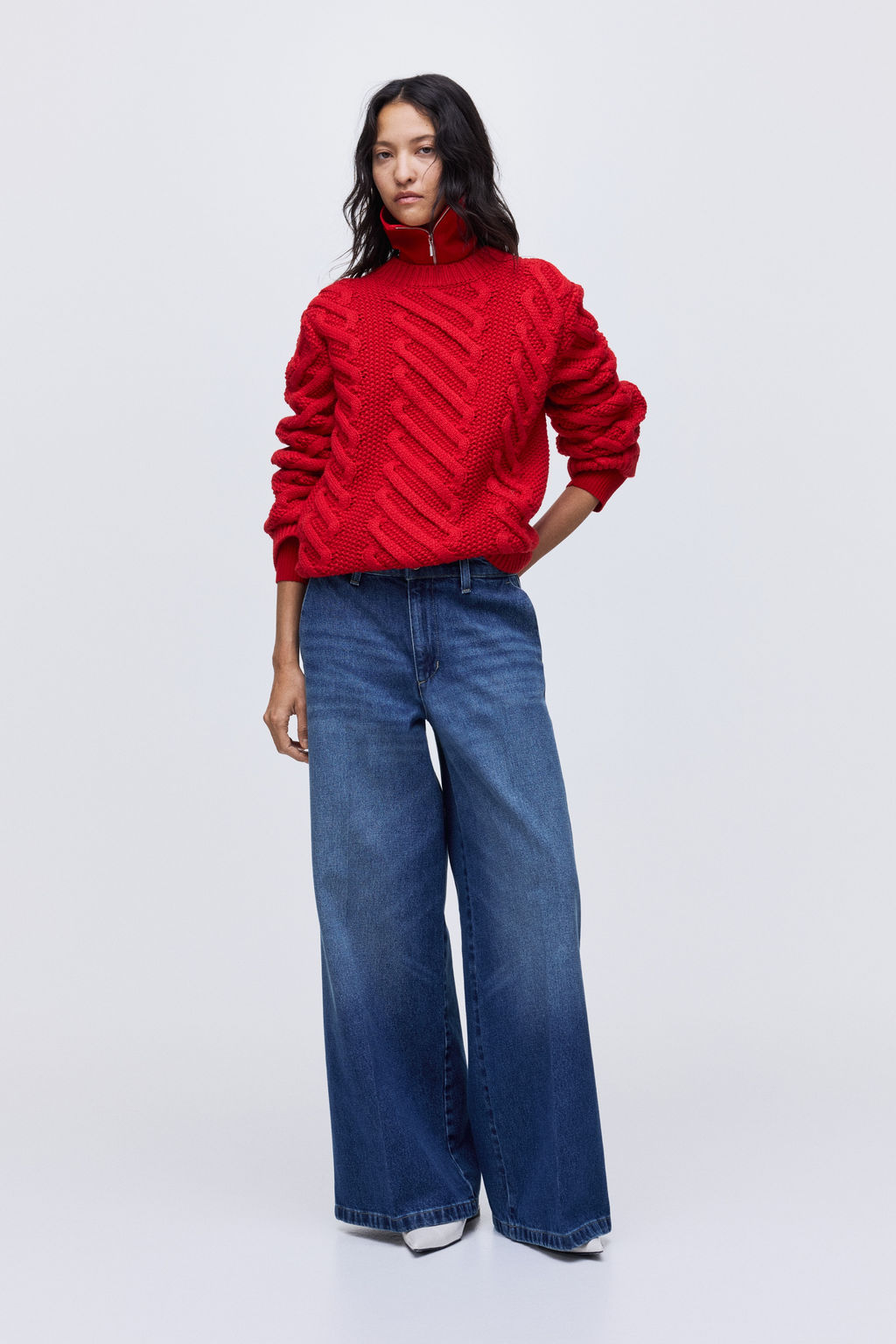 Super Wide High Jeans - H&m фото 4