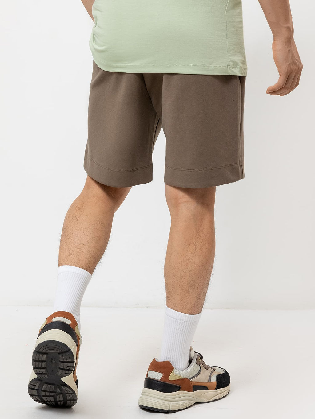 Шорты мужские в зеленом оттенке из интерлока - Mark formelle фото 3