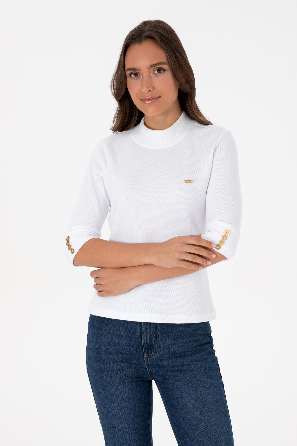 Kad_n Beyaz Sweatshirt Sepette S_rpriz _ndirim