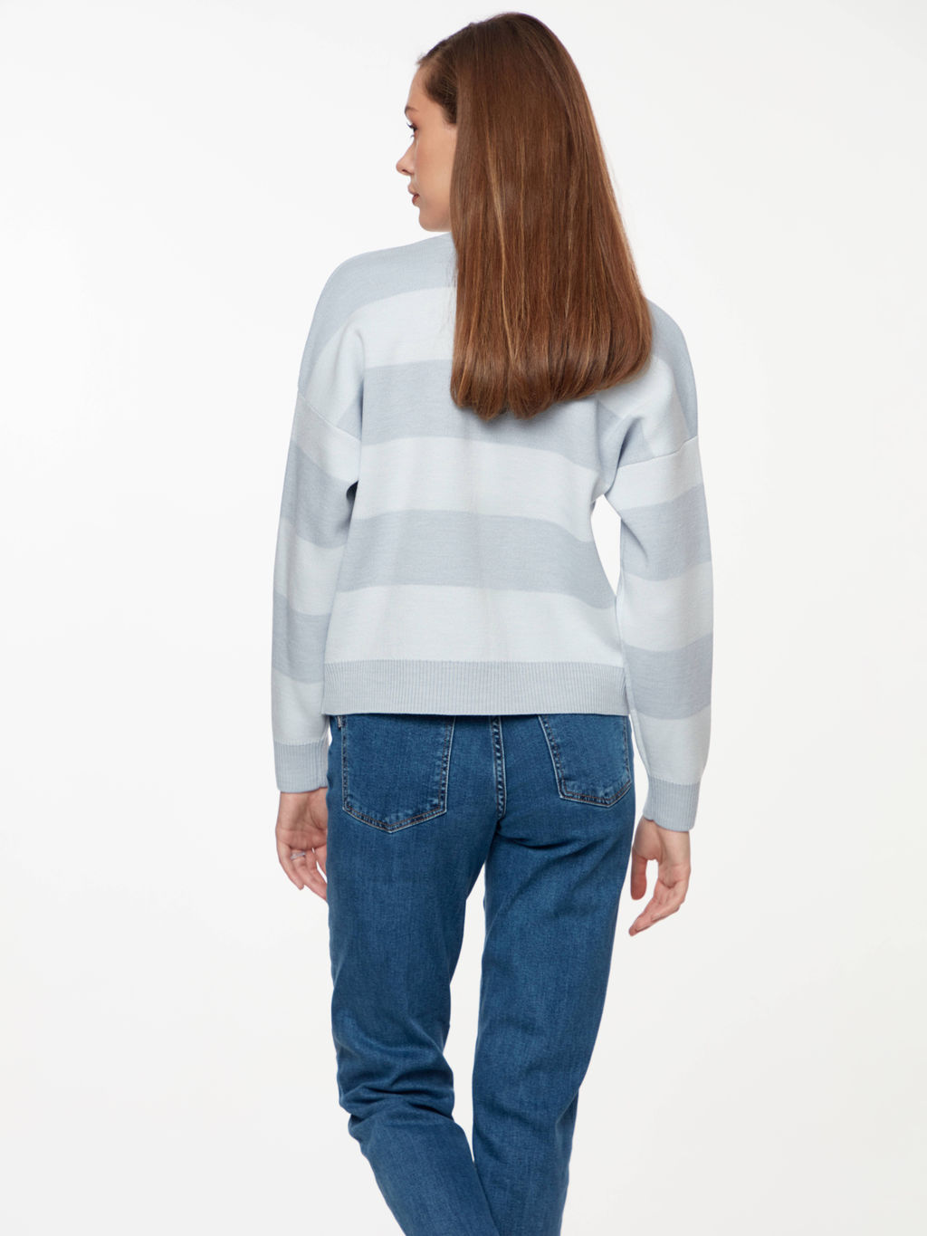 CONTE LDK 291 Джемпер женский blue-ecru - Conte elegant фото 3