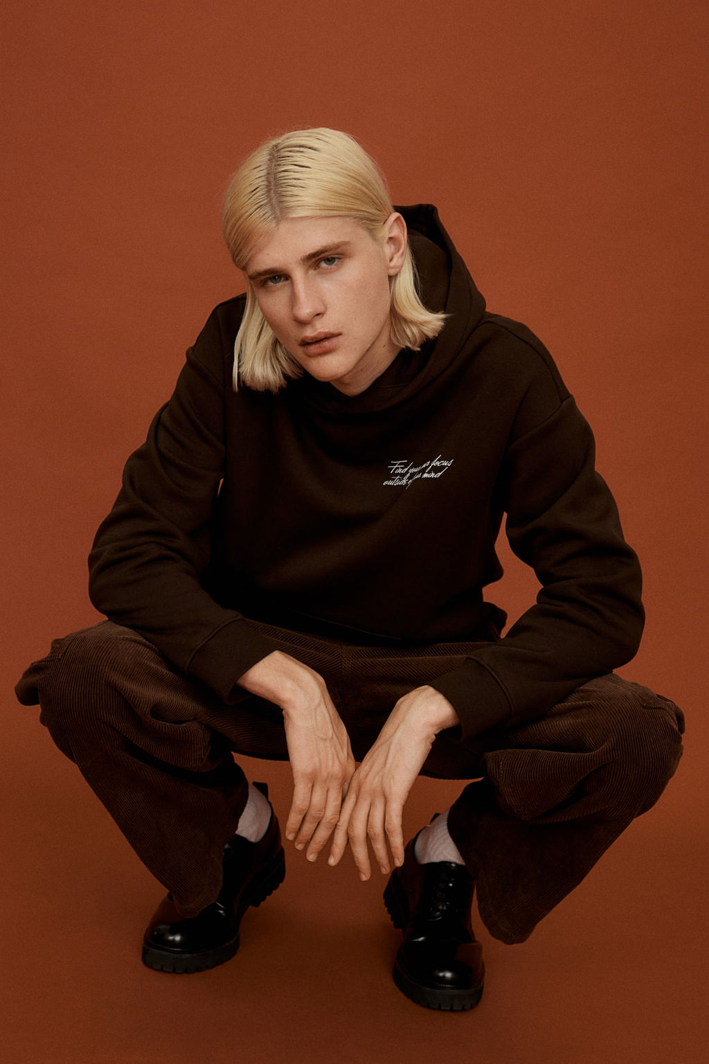 Sudadera con capucha y estampado Loose Fit - H&m фото 2