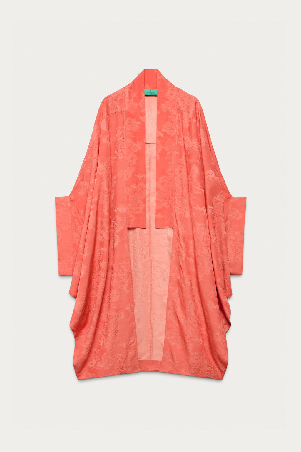 KIMONO JACQUARD MARISA BERENSON X ZARA / Rojo / Naranja