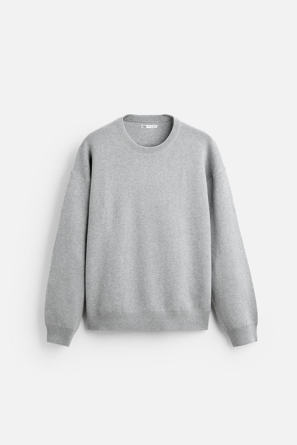TEXTURED COTTON SWEATER - Zara фото 15