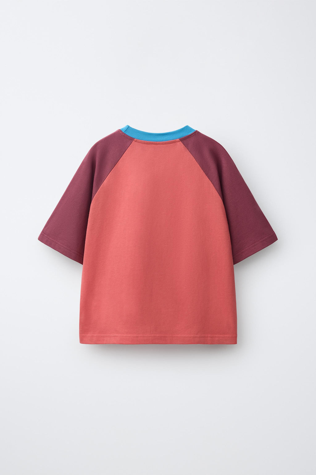 CAMISETA MANGA RANGL?N ESTAMPADA TEXTO / Rosa - Zara фото 5