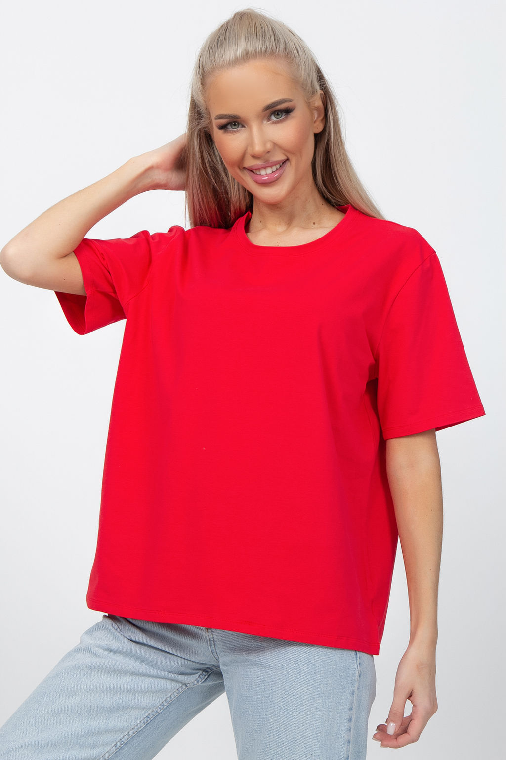 Футболка Базовая (красный) - Эльза фото 3
