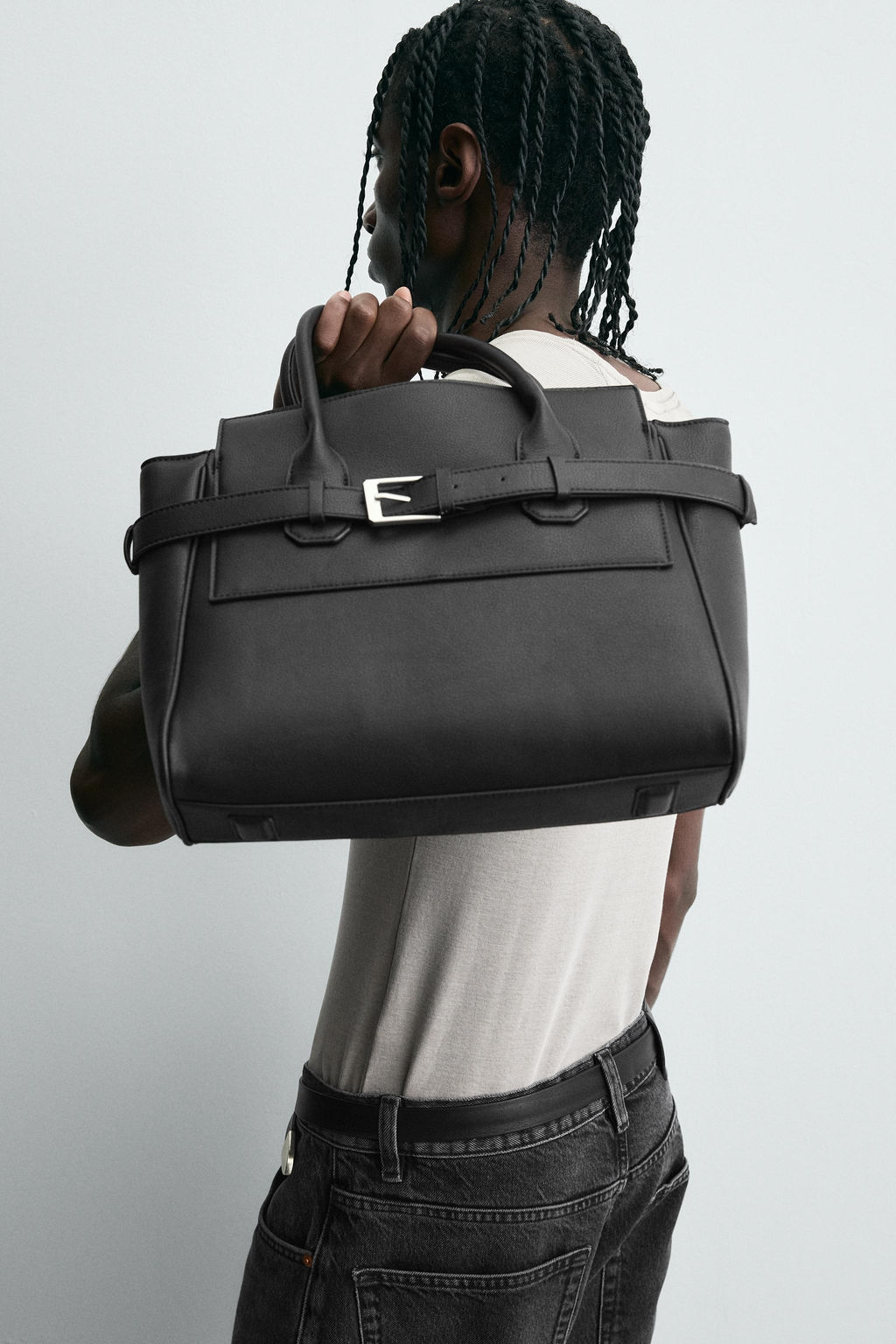 BELTED HANDBAG