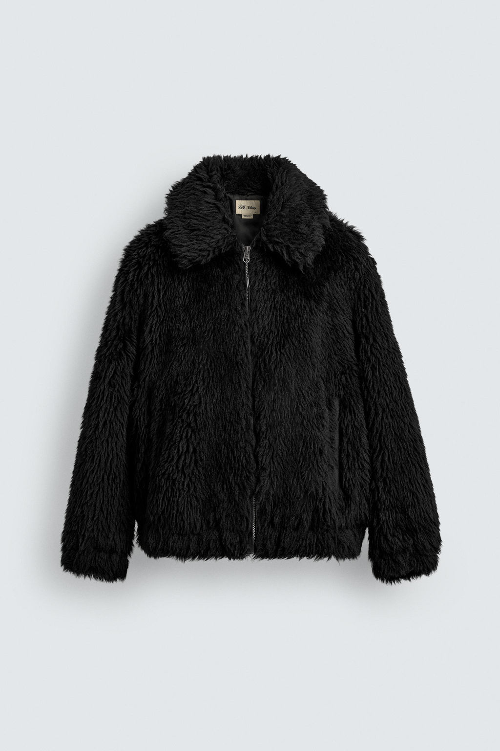 FAUX FUR JACKET HARRY LAMBERT FOR ZARA X DISNEY  фото 7