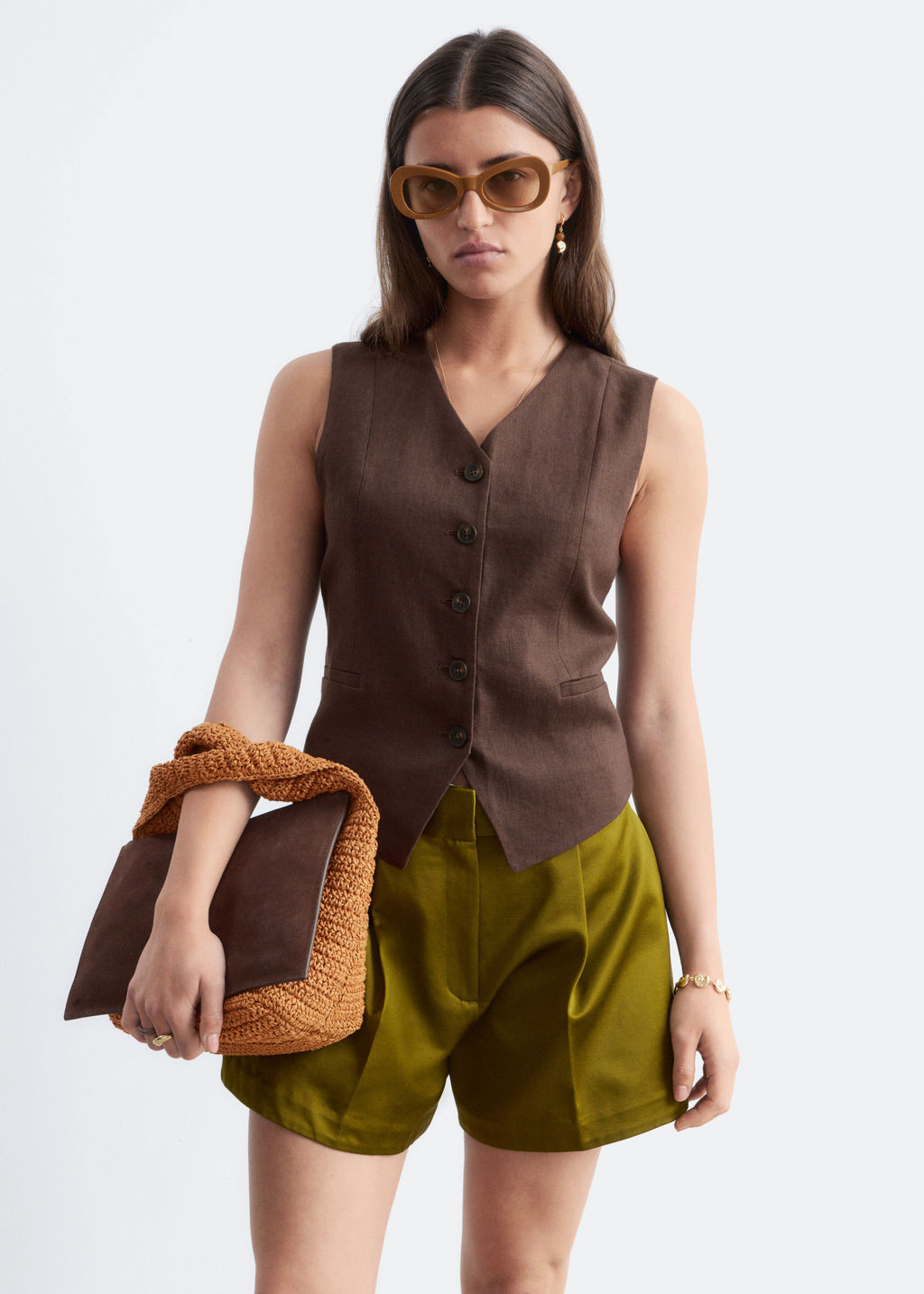 Chaleco de lino - H&m фото 2