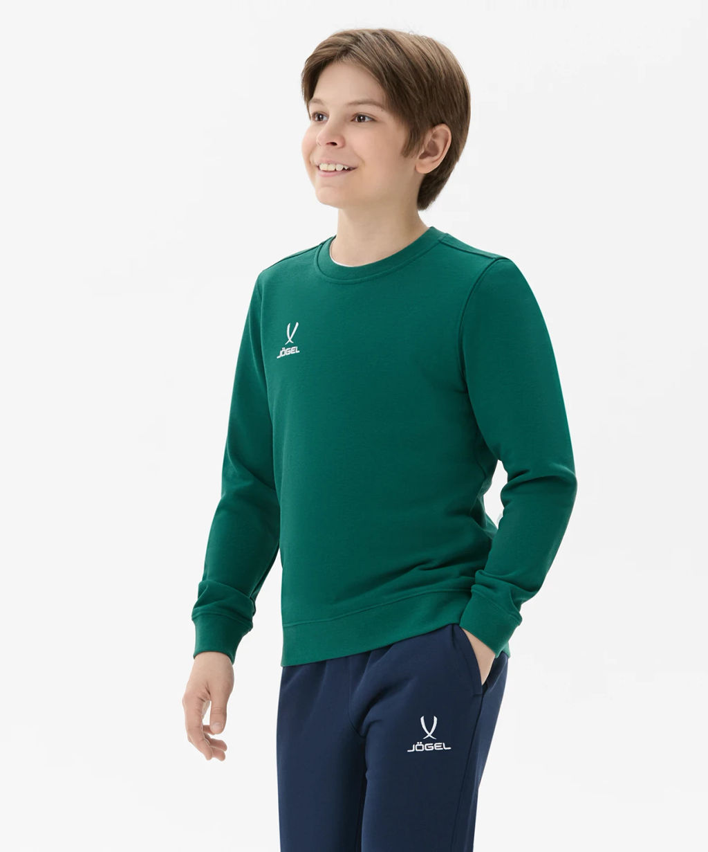 Свитшот JOGEL ESSENTIAL Sweatshirt, темно-зеленый, детский  фото 7