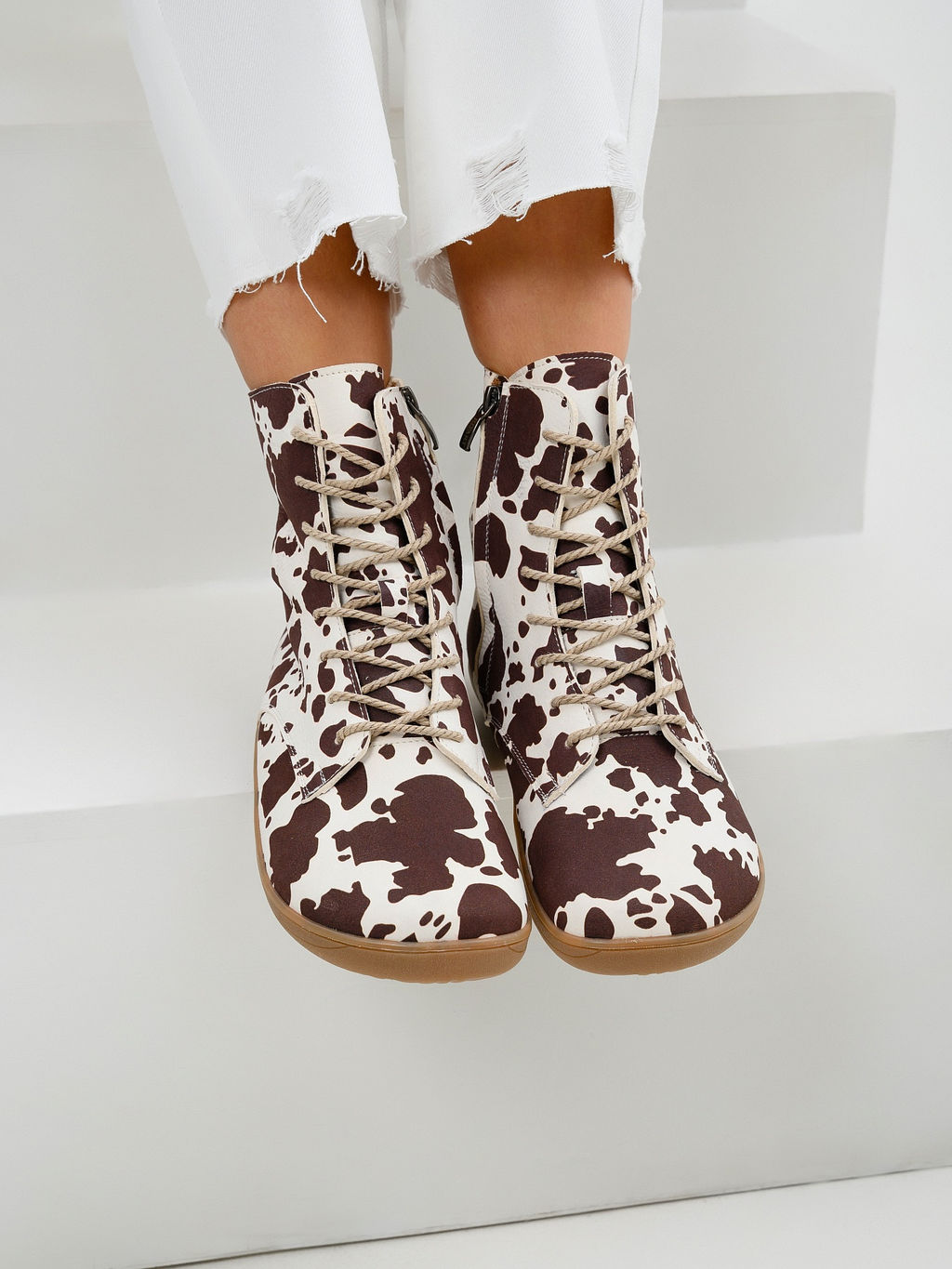 Босоногие ботинки 351.NATAbr.Шоколадные облака/Байка