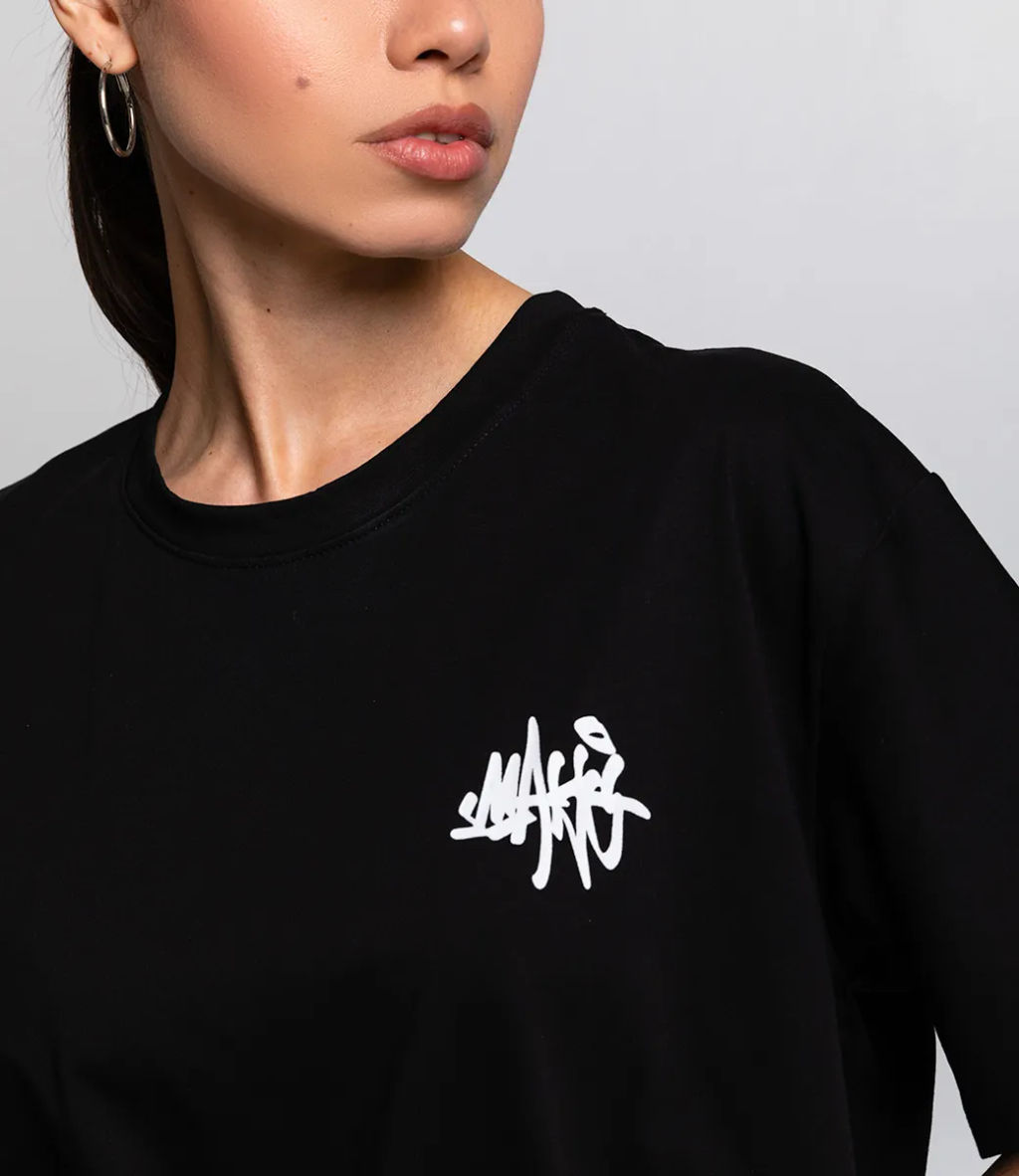 Футболка #КТ04302, чёрный