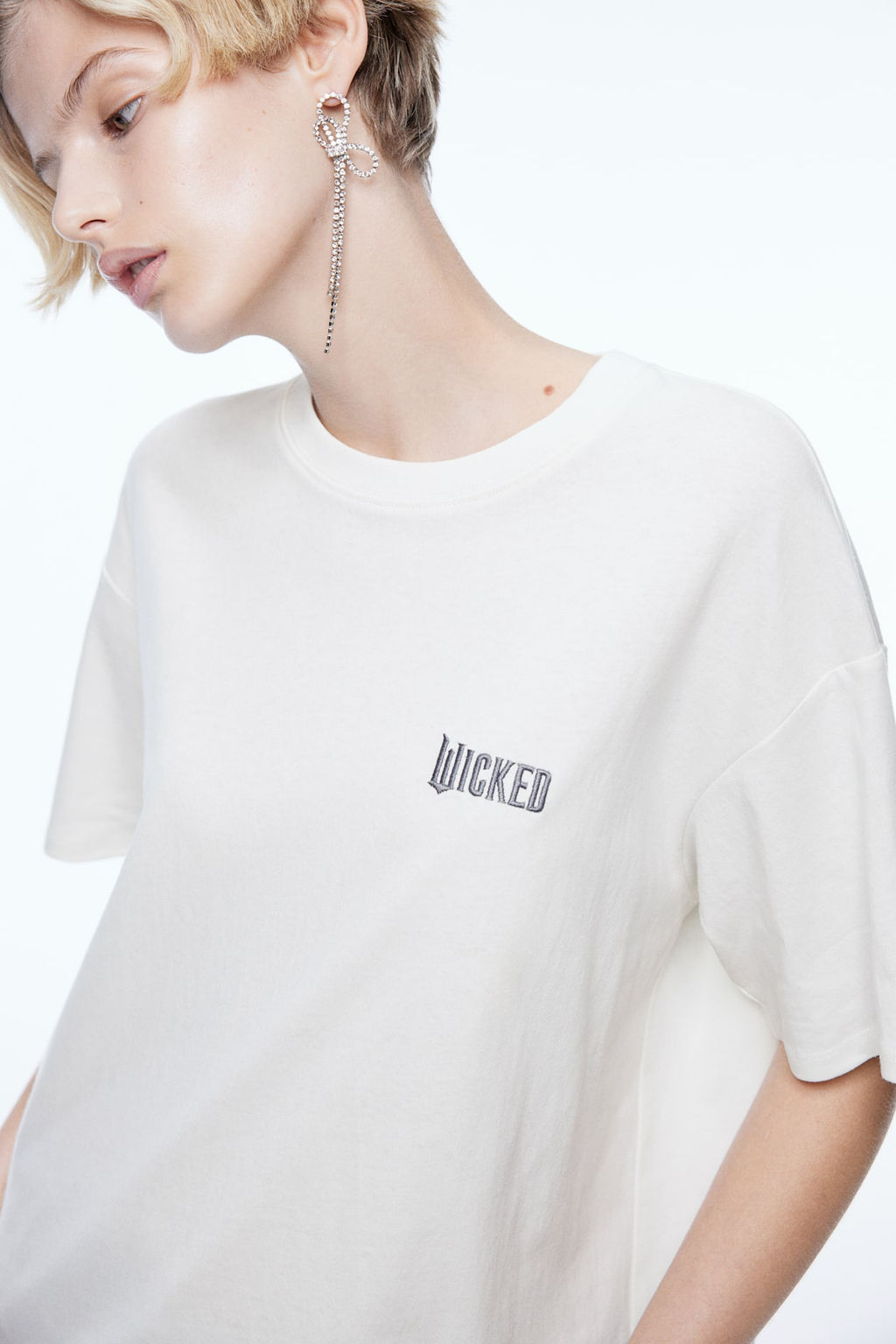 Camiseta boxy con estampado - H&m фото 4