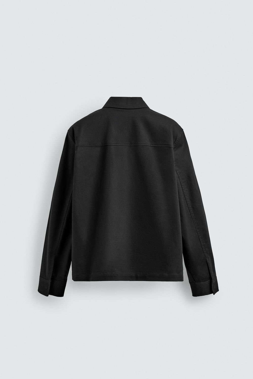 SOBRECAMISA REGULAR FIT BOLSILLOS / Negro - Zara фото 8