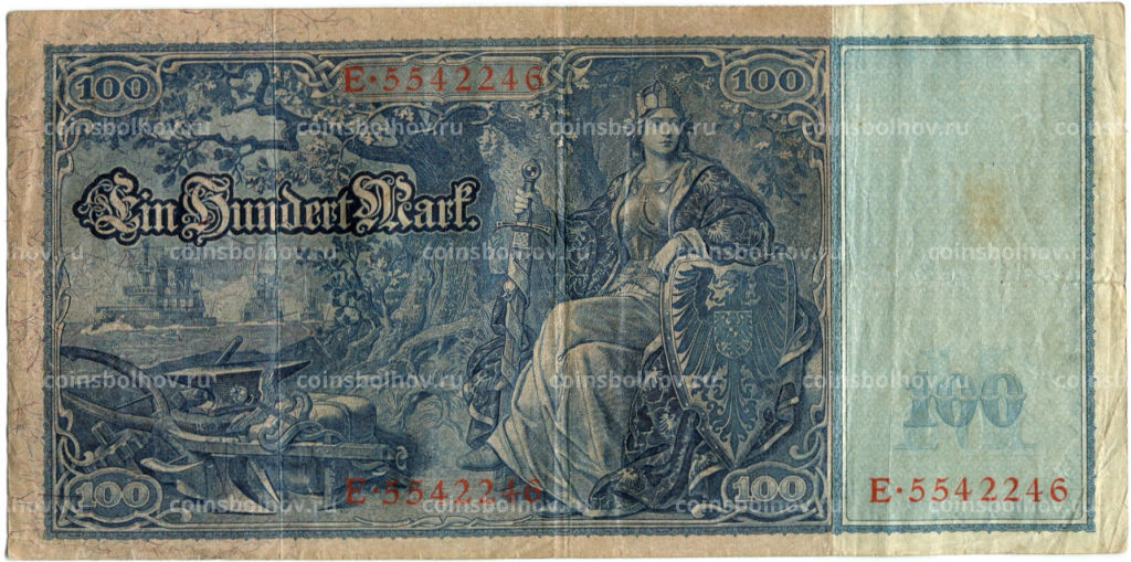 100 марок 1910 года Германия
