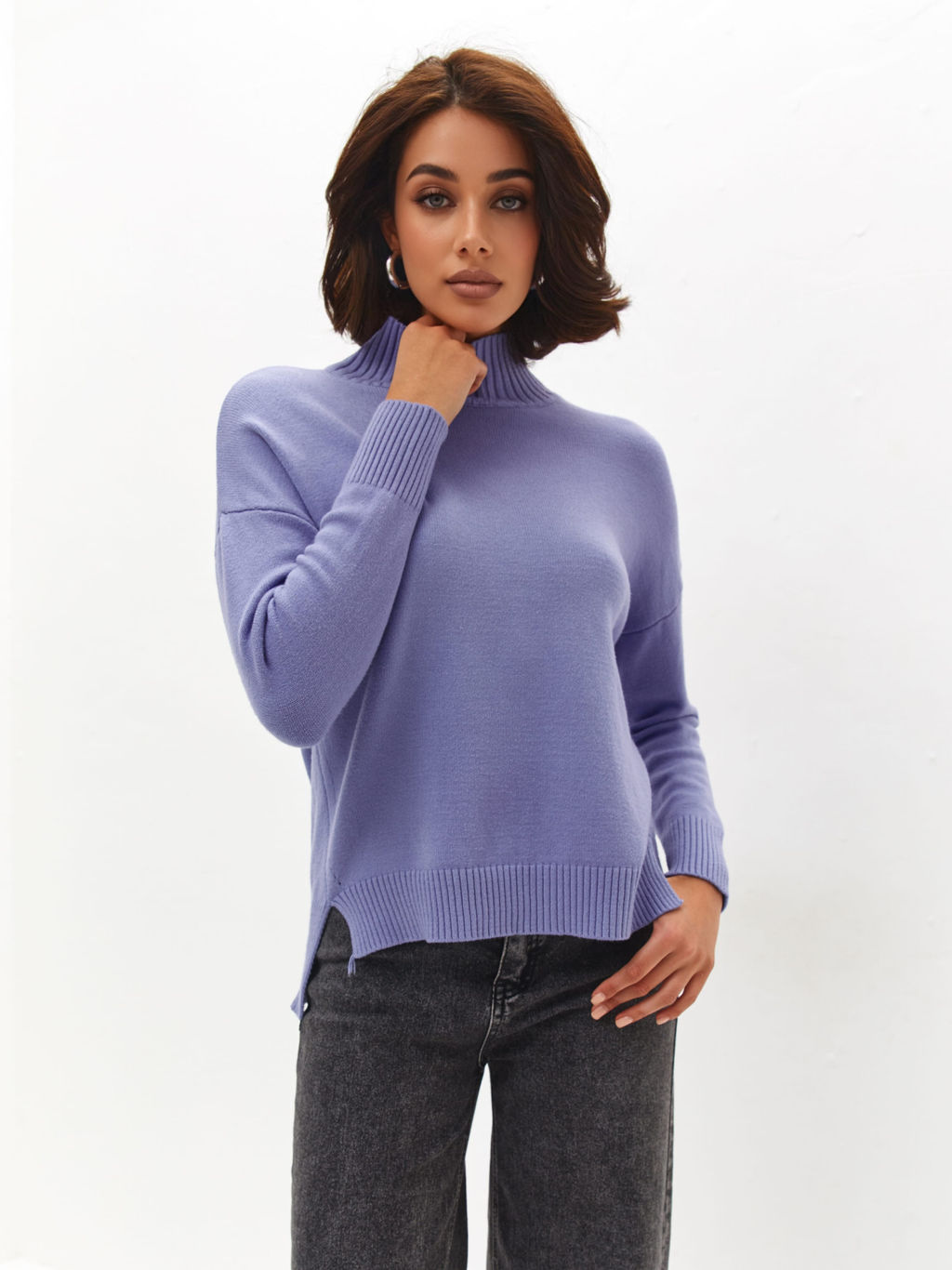 Свитер Дейн (васильковый) One Size - Nadi bordo фото 4