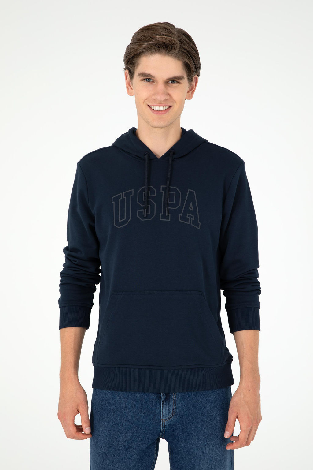 Мужской темно-синий базовый свитшот Неожиданная скидка в корзине - U.s. polo assn фото 3